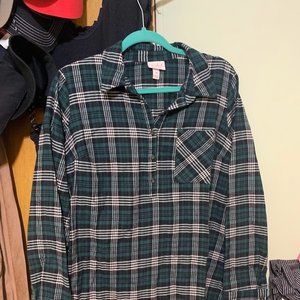 Maternity Flannel Tunic